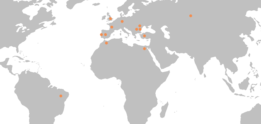 Mapa Localizações